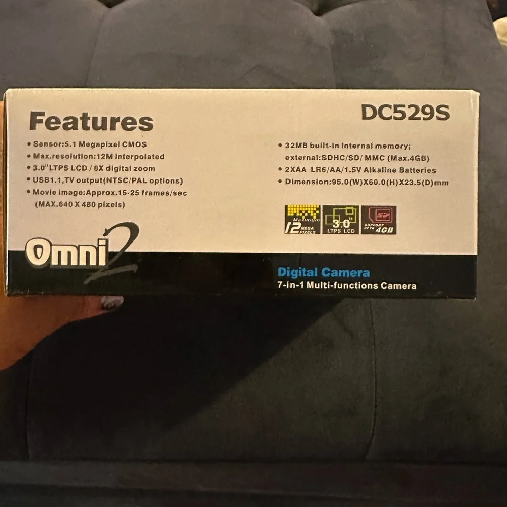 NIB DC529S Silver Digital Camera - Picture 3 of 7